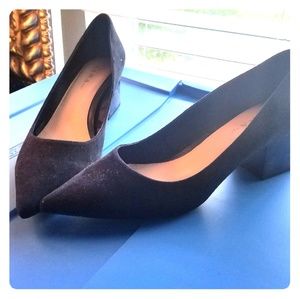 Never worn Zara pointed toe block heel pump